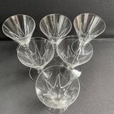 6 Wine glasses – Saint Louis Bossuet service size 10406