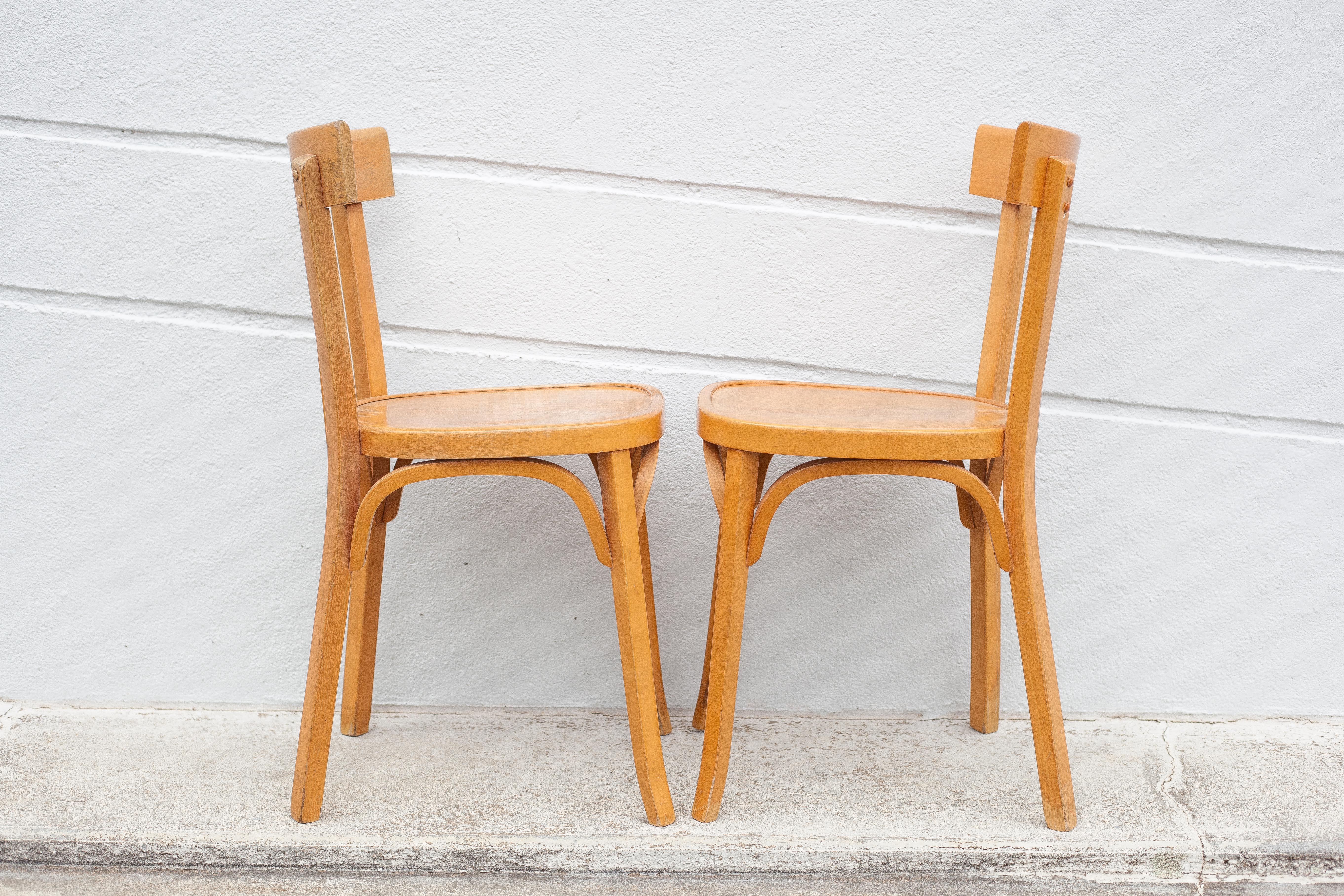 Pair of Baumann chairs
