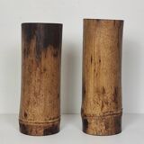 Duo vases bambou