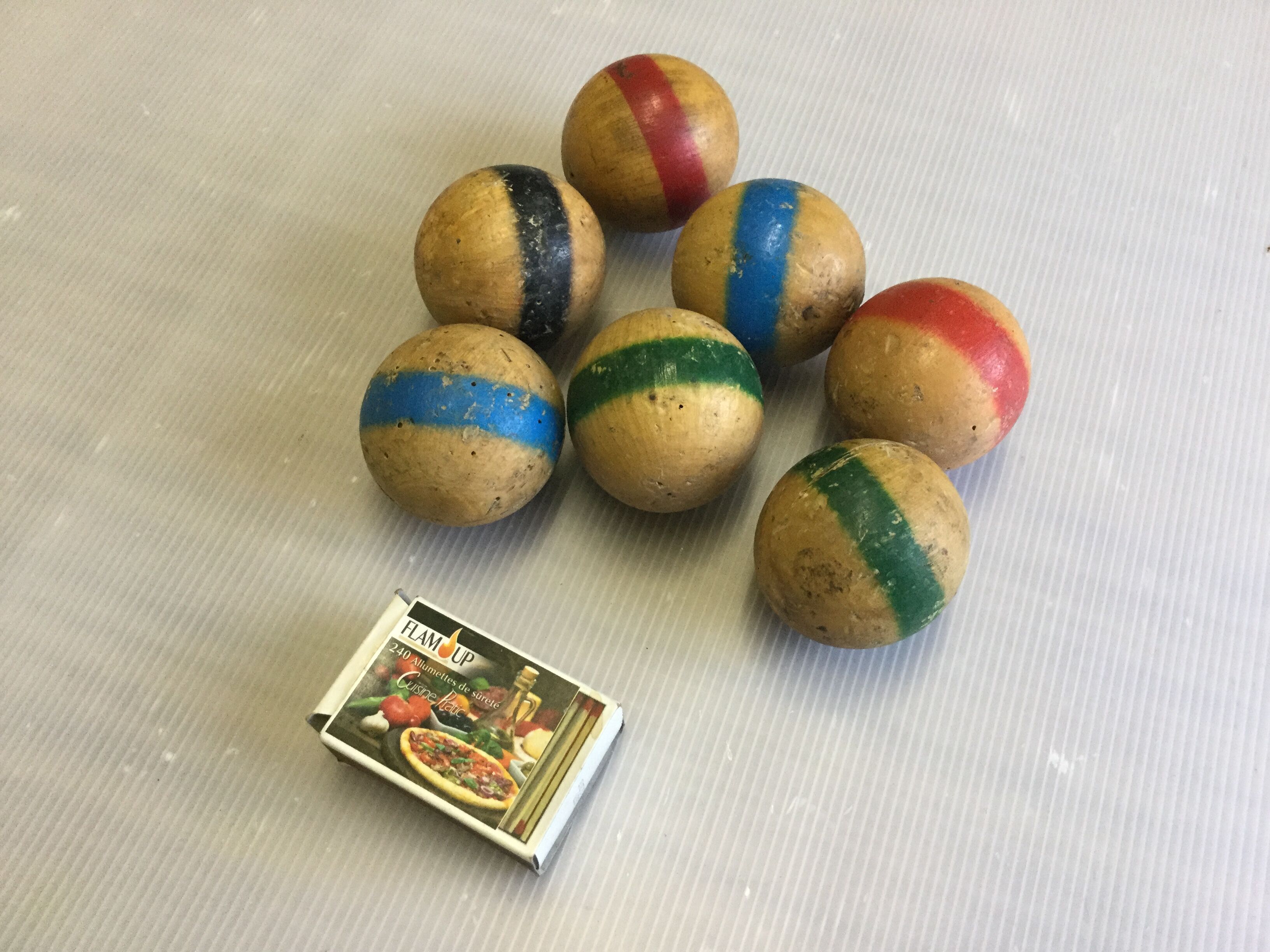 Wooden balls