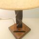 Lampe sculpture en bois, 1950