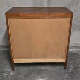 Vintage solid wood chest of drawers – 1950s – tapered legs