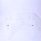 David Lange plexiglass side table
