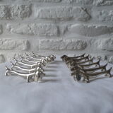 Set of 12 rests dachshund knives