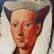 oil on wood, portrait of Marguerite VAN EYCK, copy by Henri BOURINET 1982