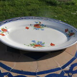 Serving dish/delight Salins les Bains poppy pattern