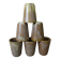 6 Digoin stoneware glasses
