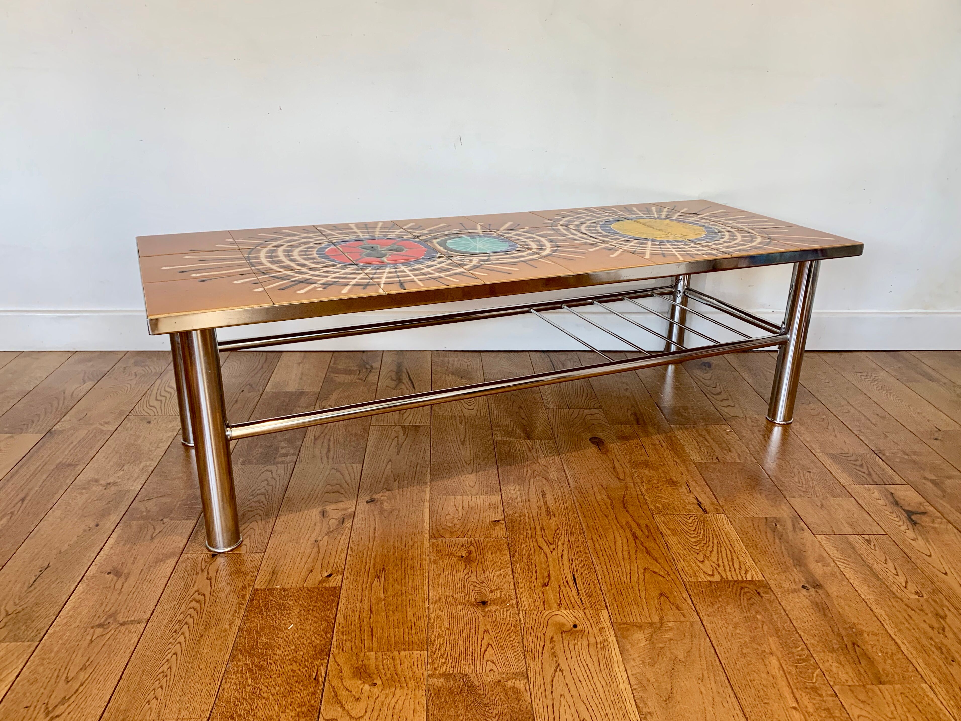 Vintage Tiled Coffee Table Juliette Belarti #867