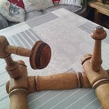Porte manteau ancien en bambou vintage