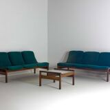 Rare mid-century sitting corner by Georges van Rijck, 1960s Belgium