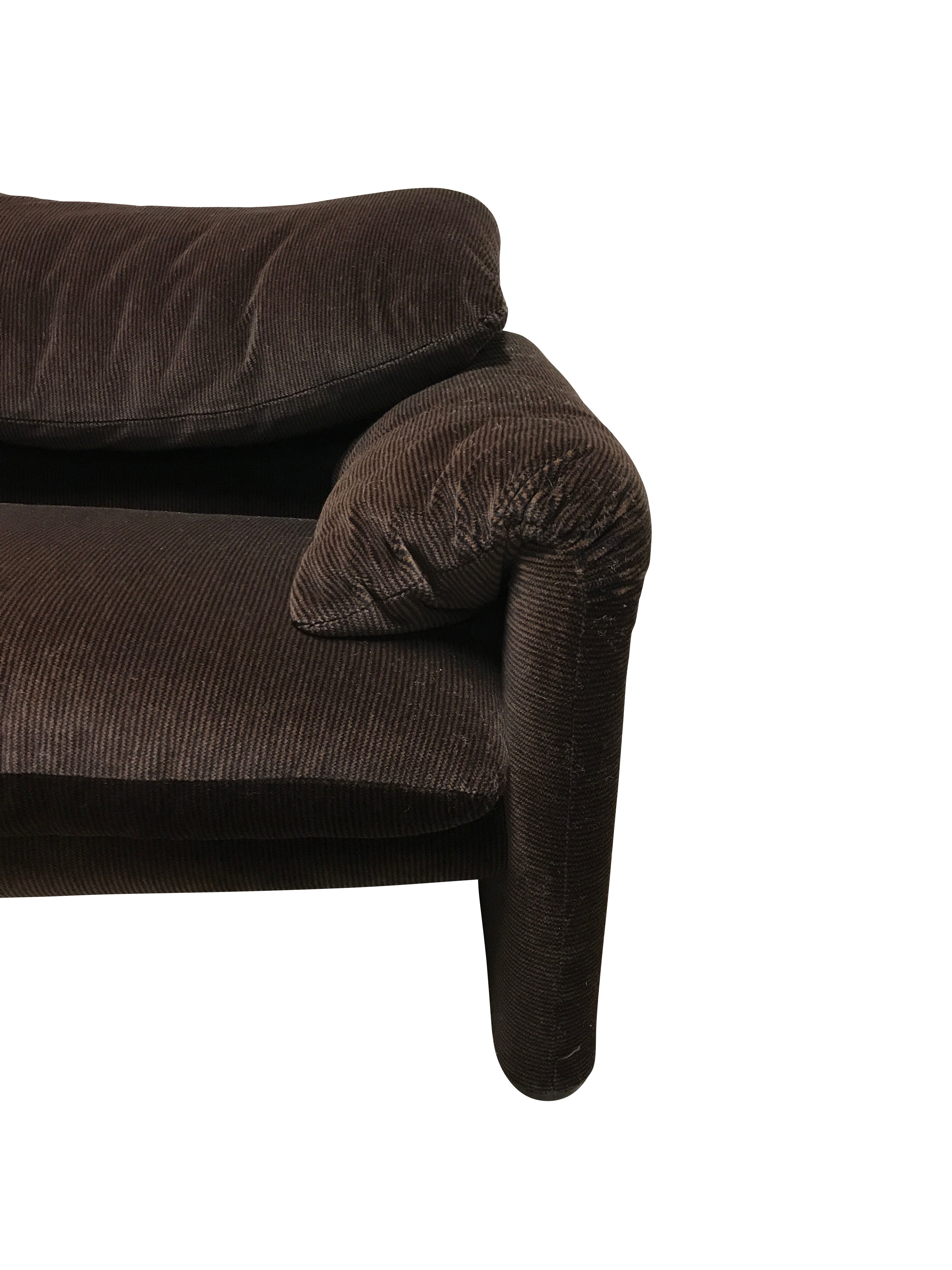 Maralunga sofa by Vico Magistretti for Cassina, 1973