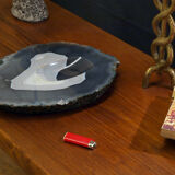 XXL crystallized agate ashtray