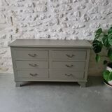 Solid wood sideboard chest of drawers