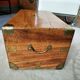 Small naval officer trunk in camphrier
