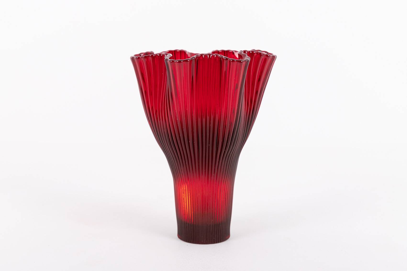 Art glass vase by Monica Bratt for Reijmyre, Sweden 1950’s