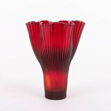 Art glass vase by Monica Bratt for Reijmyre, Sweden 1950’s
