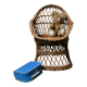 Children's wicker armchair