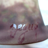 Art Deco lamp tulip, glass paste by Degué