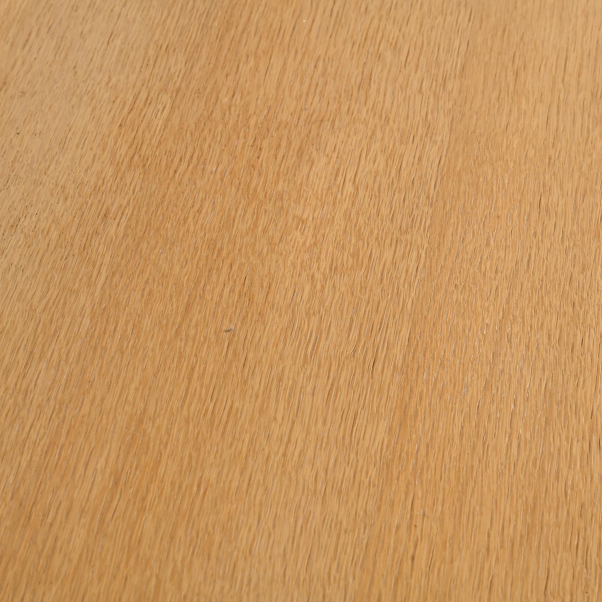 Console extensible dining table in cerused wood, 20th century