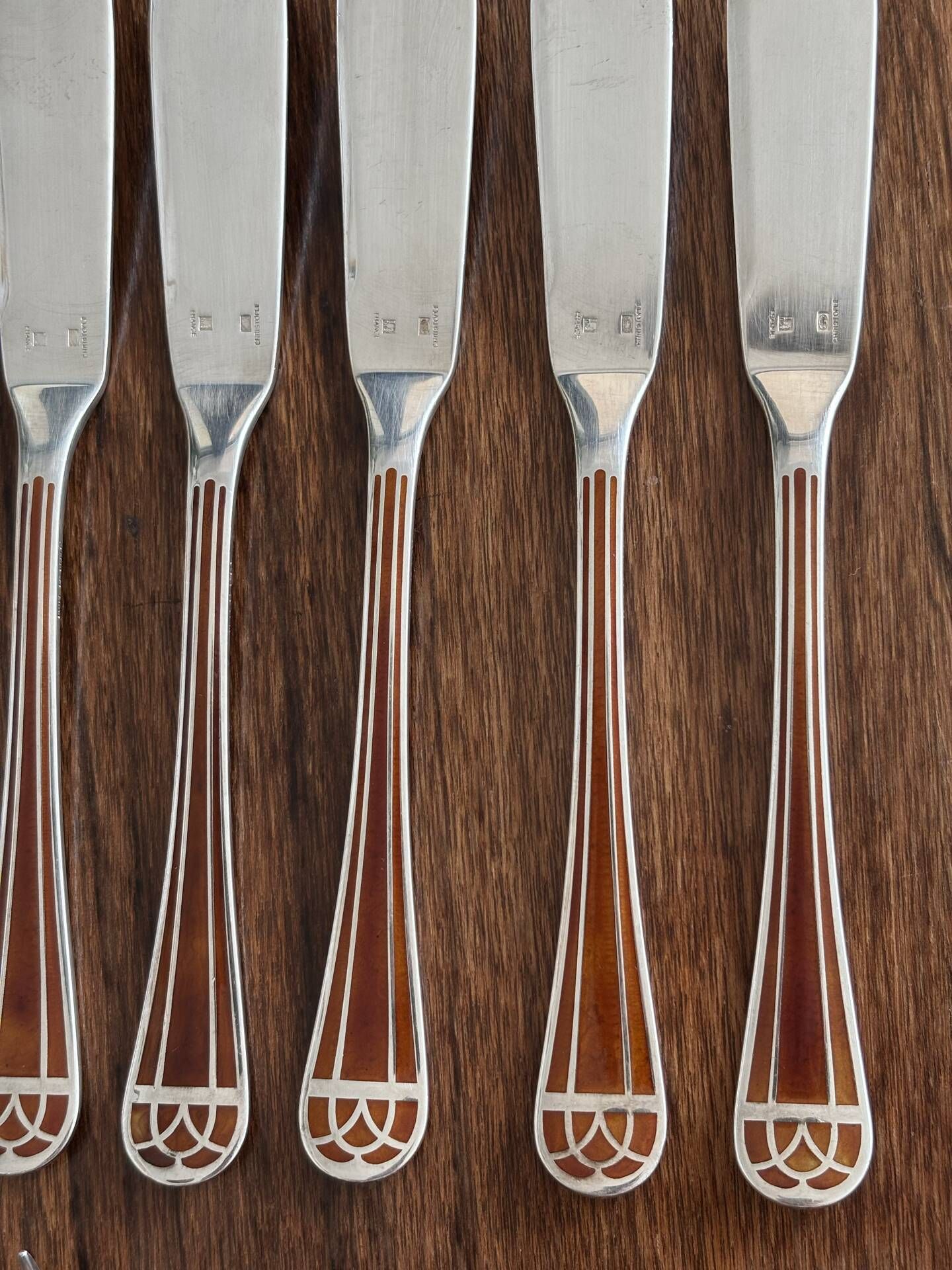 6 fish cutlery Christofle Talisman