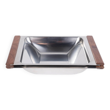 Stainless steel serving trays from the 1960s by Kalmar Designs