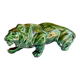 Art Deco lion statue 1930 cracked Saint Clement