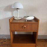 Scandinavian bedside table in teak, 1960.