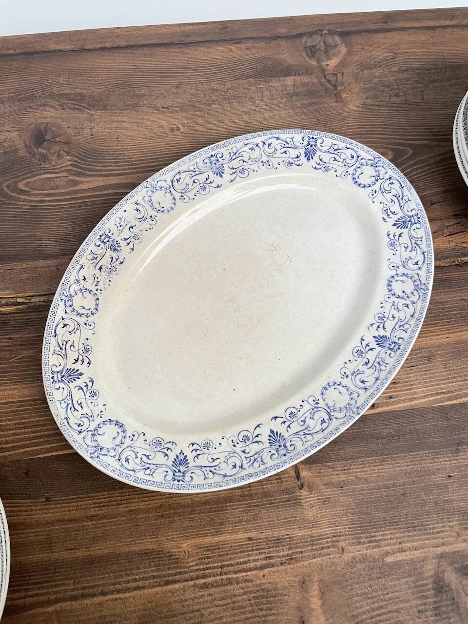 Set of 23 pieces of Marie Louise ironstone service