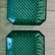 Ensemble de 2 ramequins verts vintage