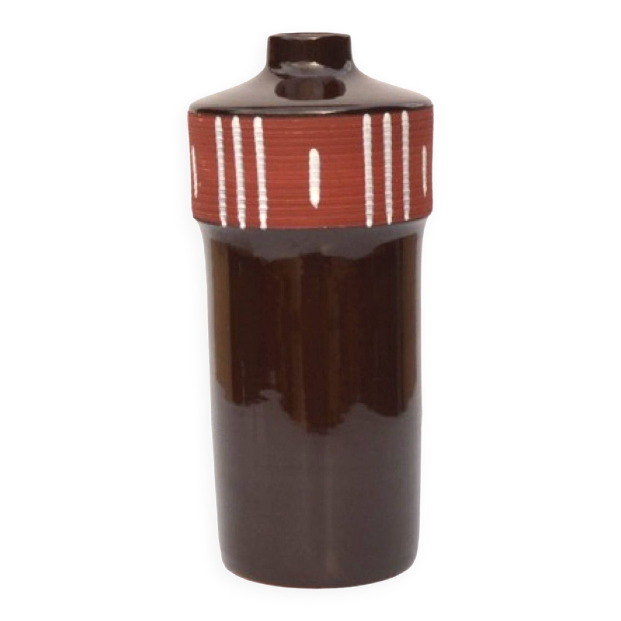 Ceramic vase, Keralit Litomyšl, Czechoslovakia, 1960s.