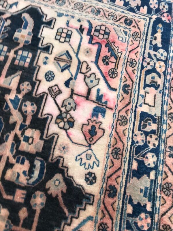 Carpet vintage Persian Hamadan done hand 155 X 262 CM