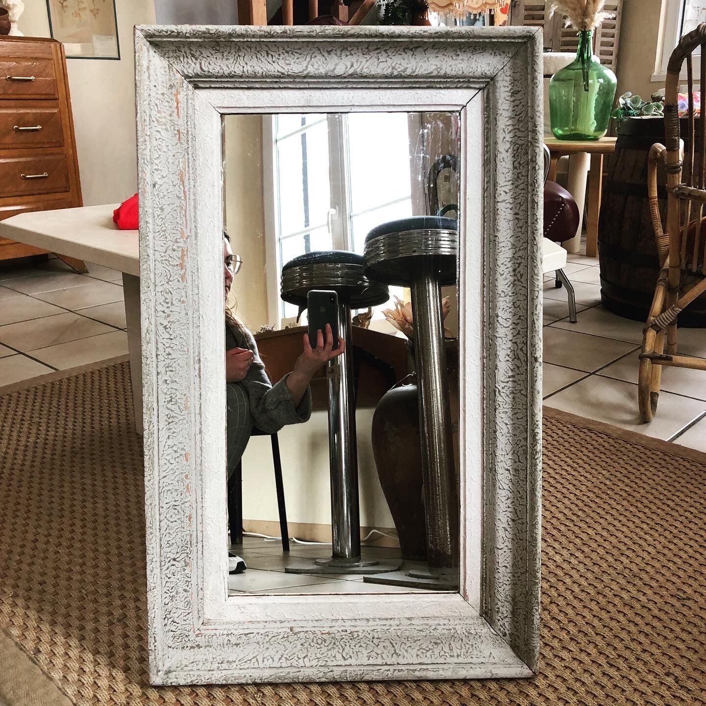 Miroir en stuc 46x75cm