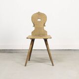 19th century antique Primitive mountain chair