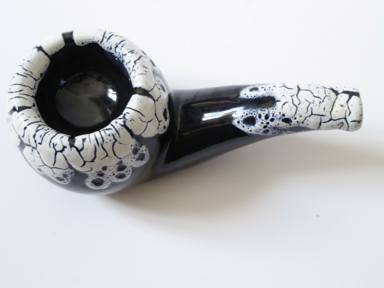 Vintage pipe-shaped ashtray, Vallauris