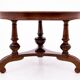 Round table - bench, Northern Europe, late 19th century. After renovation.