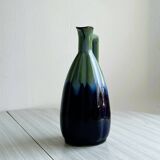 Bottle, pitcher, Denbac style ceramic.