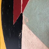Peinture abstraite sur panneau