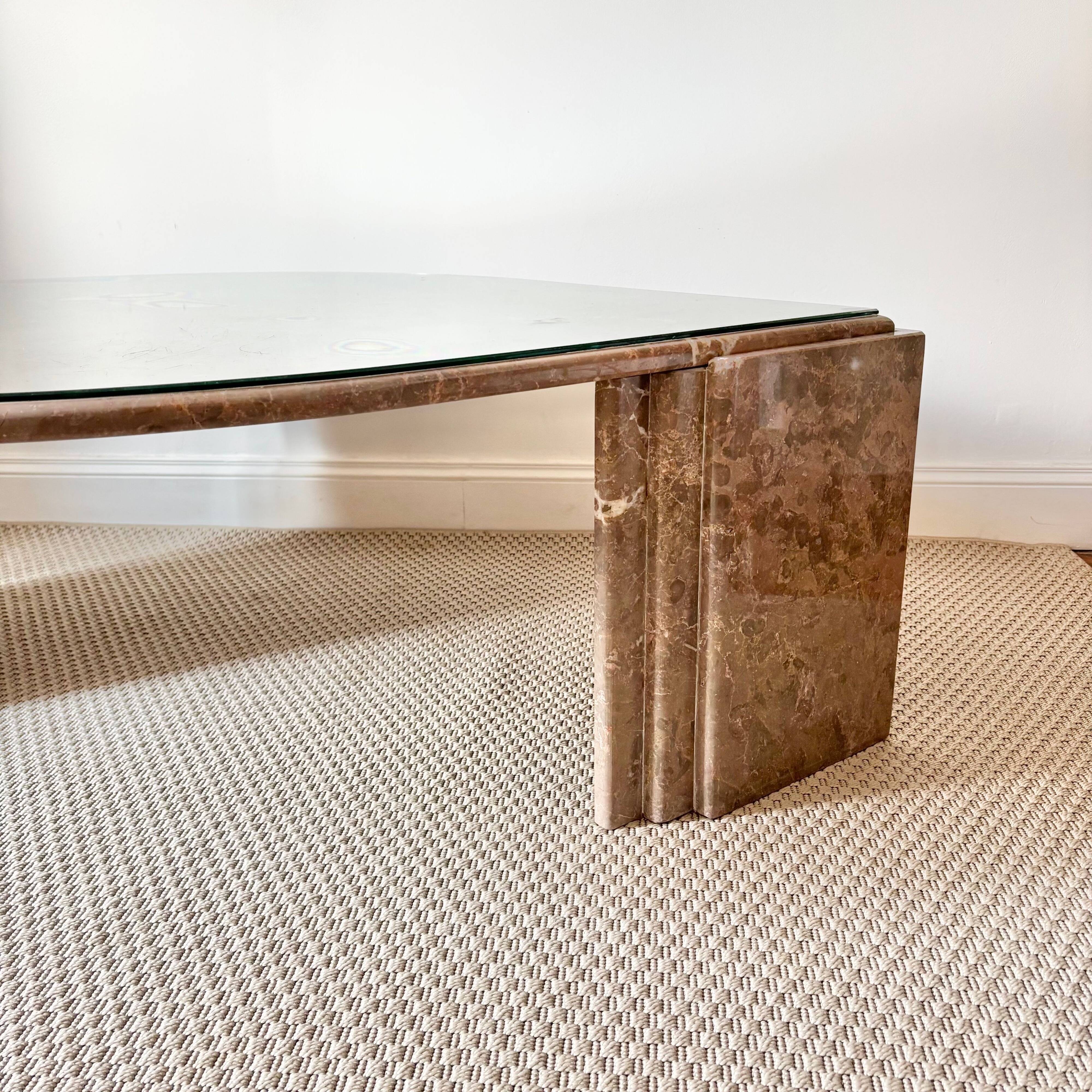 Roche Bobois marble coffee table