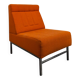 Chauffeuse de Poul Cadovius orange pop