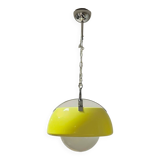 Space age 70s ufo lamp - iconic pendant light in the style of 'omega' by vico magistretti
