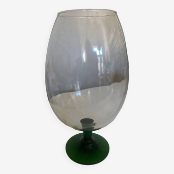 XXXL blown glass vase from Empoli 1960