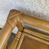 Vintage rattan shelf