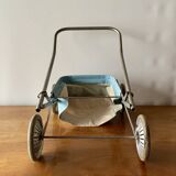 Poussette vintage pliable pour poupée