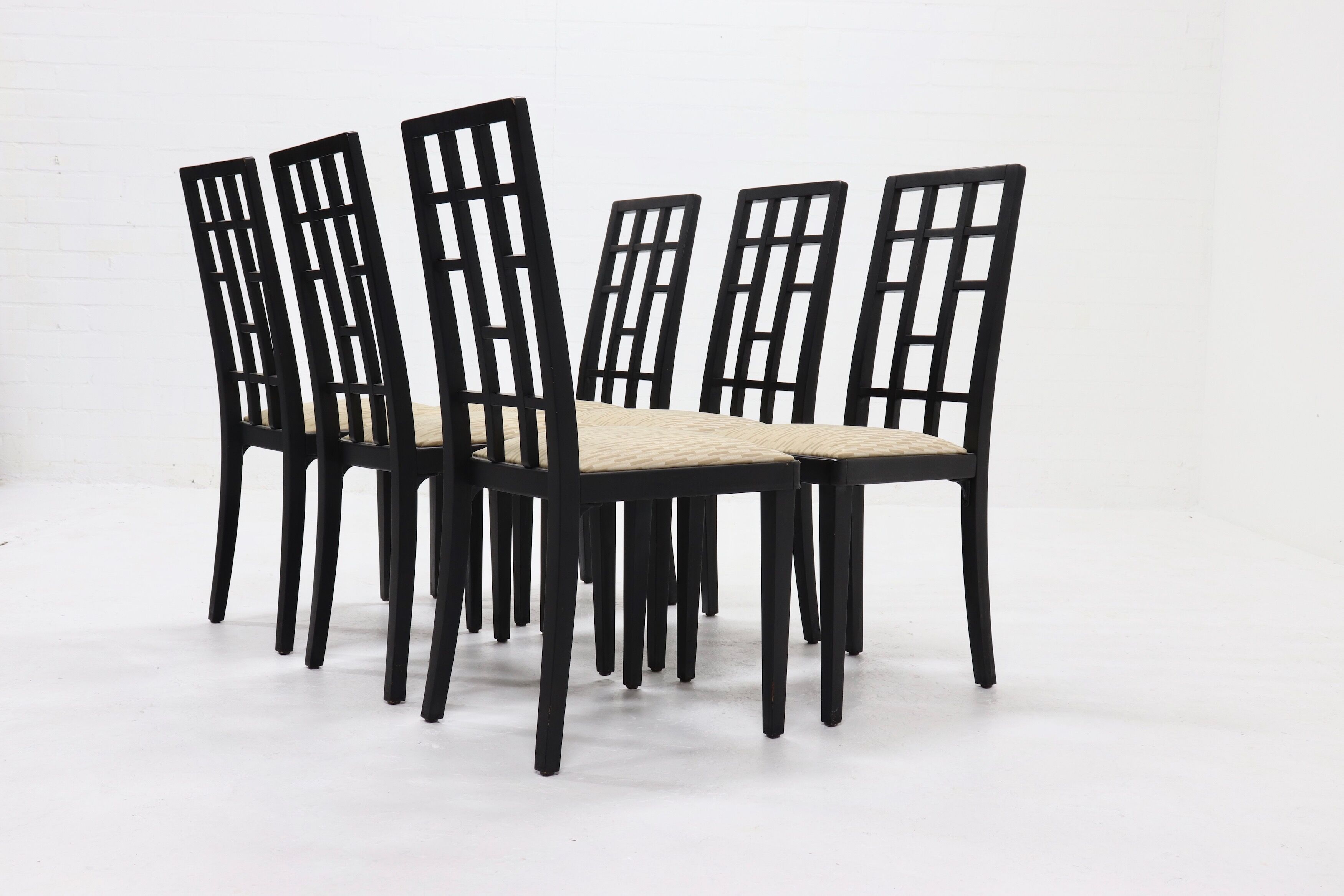 Post modern Thonet dining set by Ernst W. Beranek 1980s