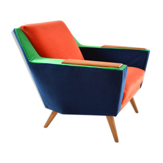 Fauteuil tricolore pop