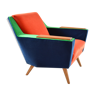 Fauteuil tricolore pop