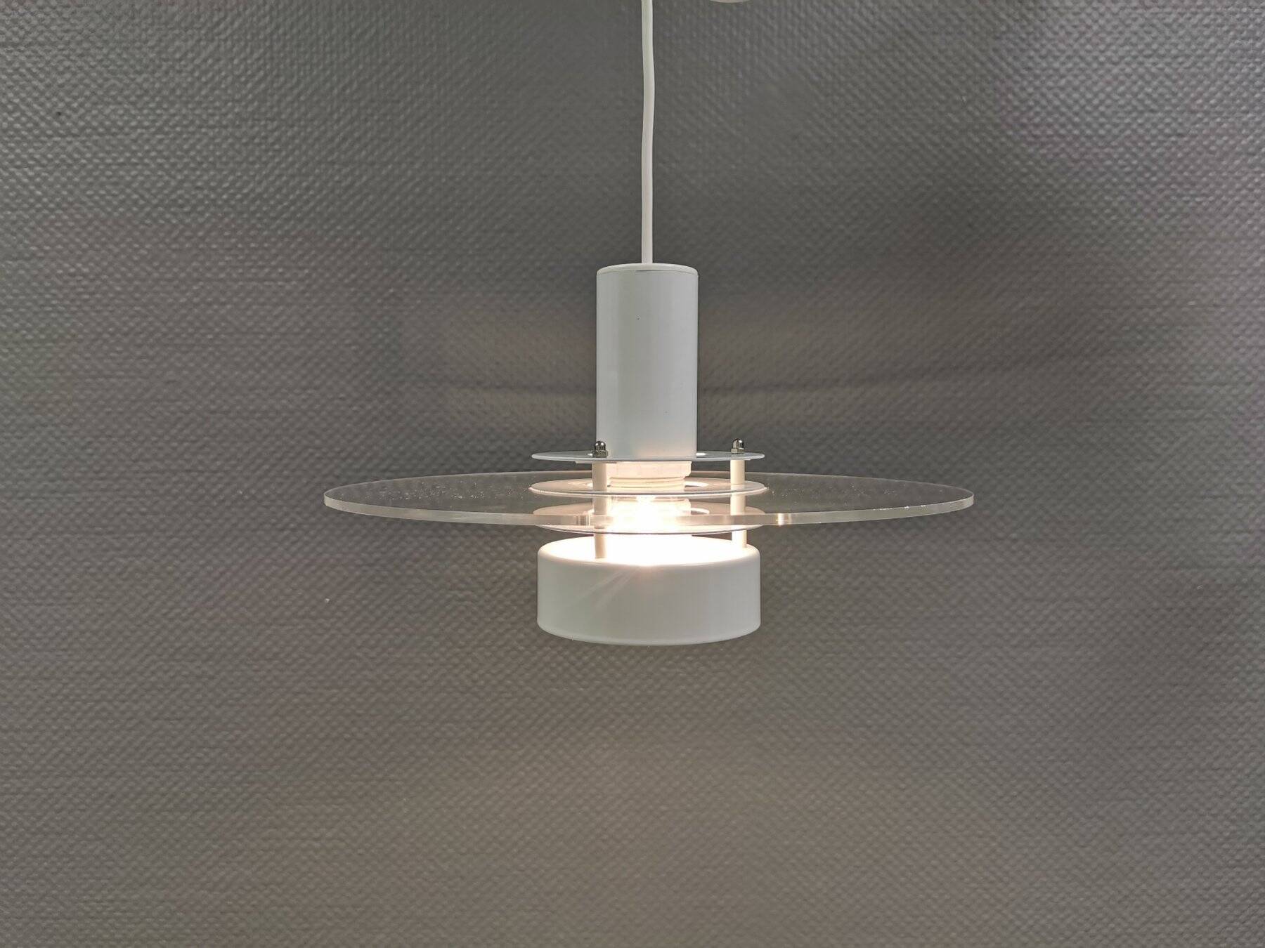 Classic Space Age pendant lamp from the 1980s, Denmark.