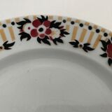 Lot de 8 assiettes à dessert anciennes Orchies Nord