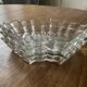 Set of 3 cut glass aperitif bowls - old, vintage