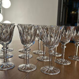Saint Louis cut crystal wine glasses